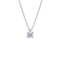 Necklace Babila Milano Woman Forever in White Gold Diamante BBC02025B